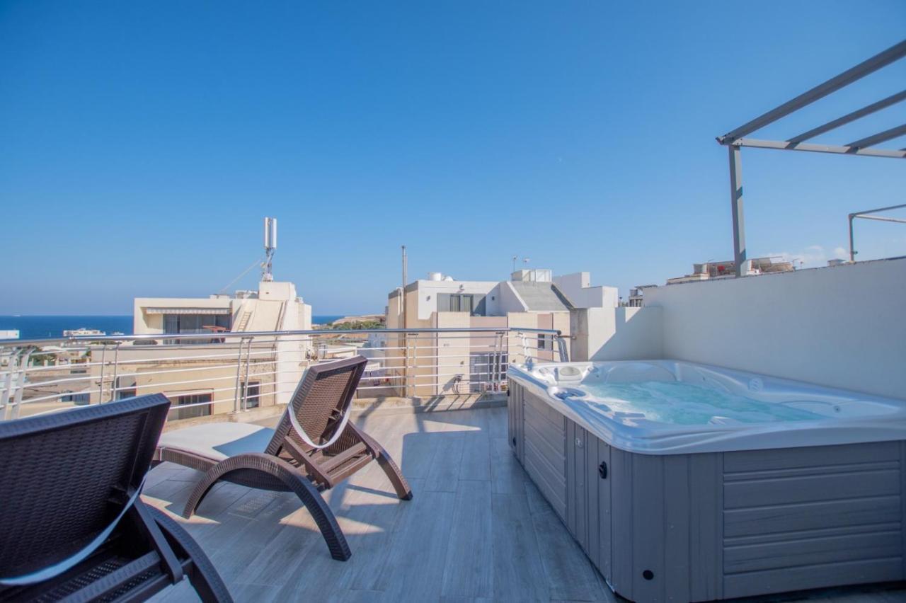 Kernice Penthouse With Sea And Country Views Of Xghajra Екстер'єр фото